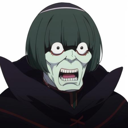 03836-521498281-best quality, highres, ultra-detailed, , Petelgeuse, dark robe, 1boy, bangs, green hair, teeth, solo, wide-eyed,  shocked.png